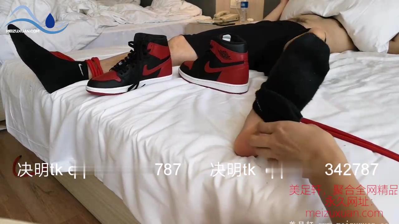 JZZ1-決明作品微博大咖系列AJ禁穿黑襪TK