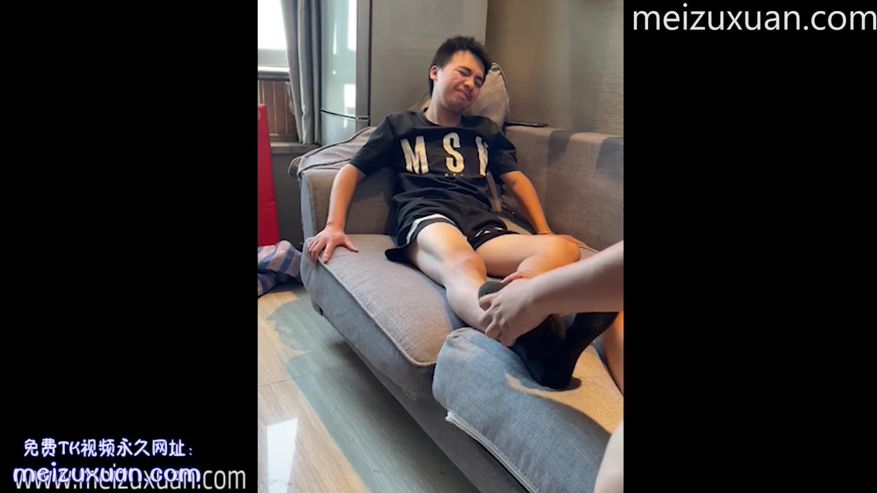 MZB473-黑襪已婚直男成熟小哥被撓