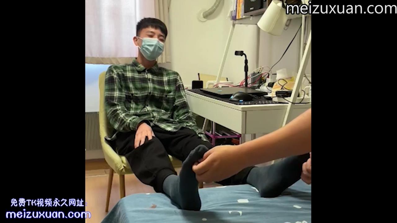 MZB495-（襪子）怕癢的政法學院小哥哥首次被撓