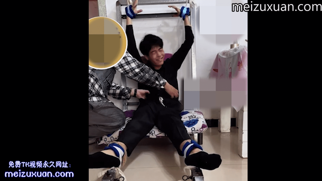 MZB862-東北黑衣帥氣直男黑襪撓腳