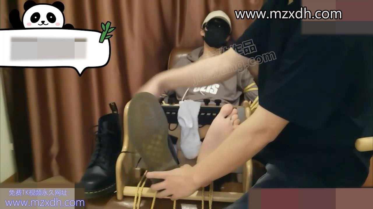 MZB1791-熊貓再會狂T又皮又帥的反差酷boy！（足枷固定篇）